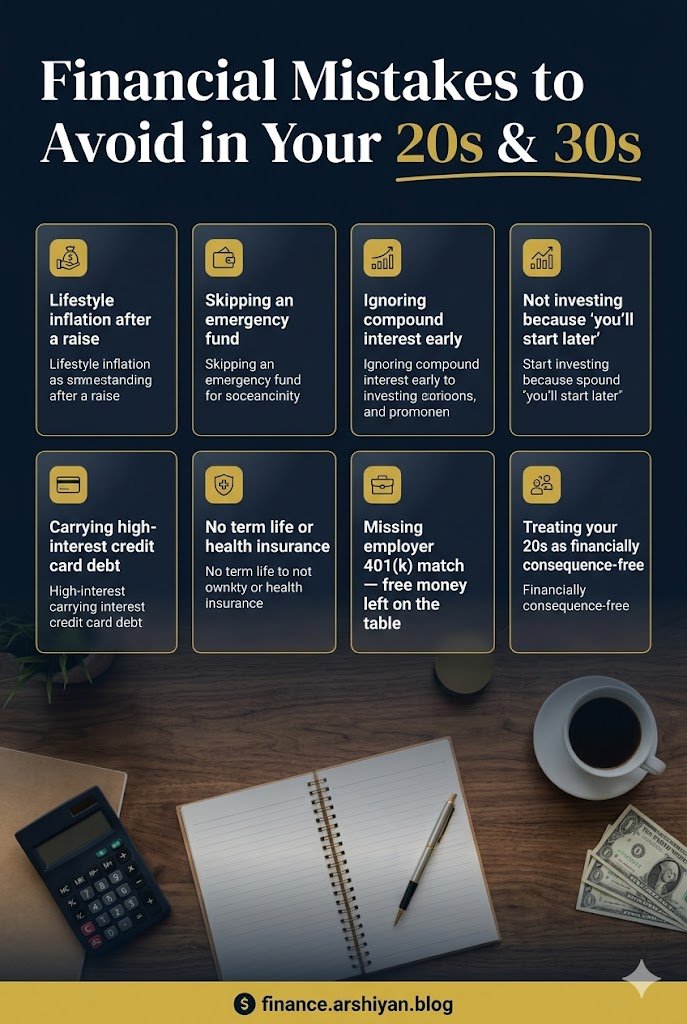 Financial Mistakes to Avoid in Your 20s and 30s