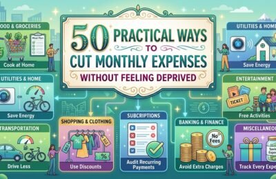 50 Practical Ways to Cut Monthly Expenses Without Feeling Deprived