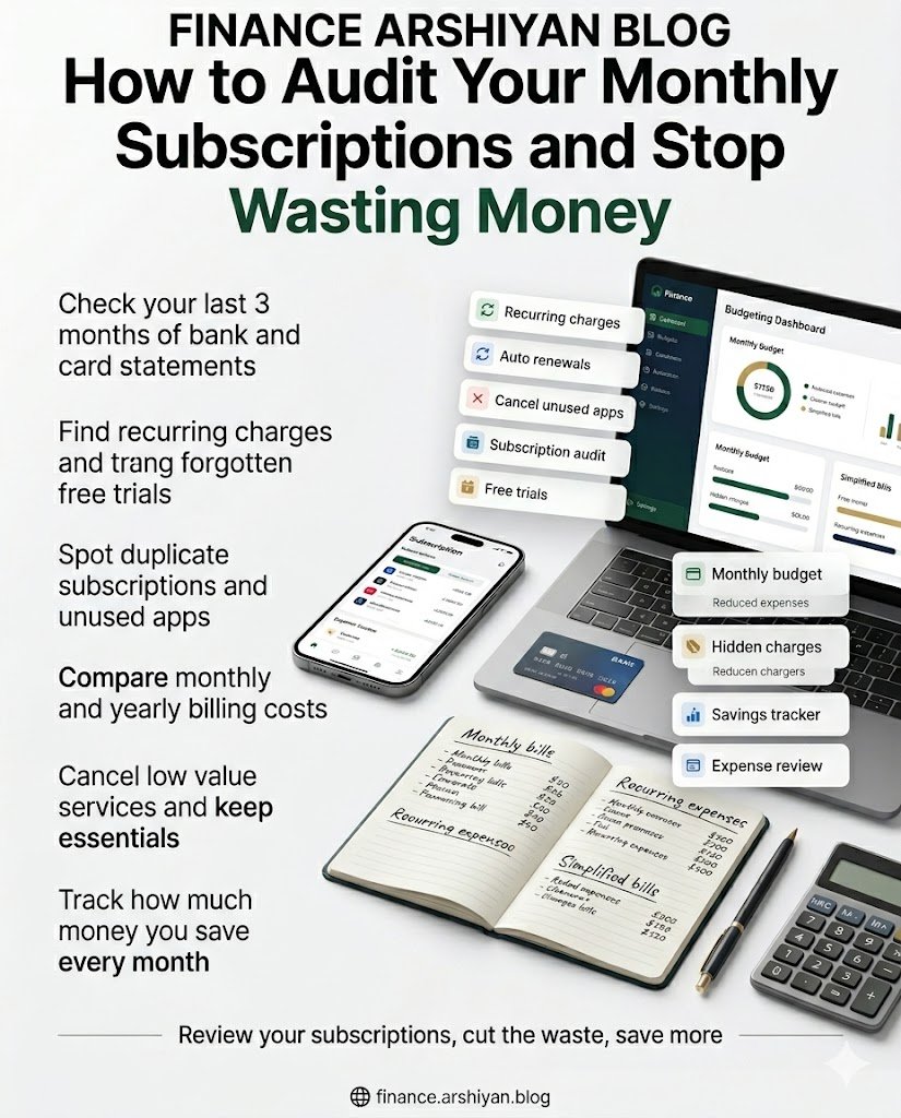 How to Audit Your Monthly Subscriptions and Stop Wasting Money