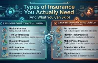 Types of Insurance You Actually Need (And What You Can Skip)